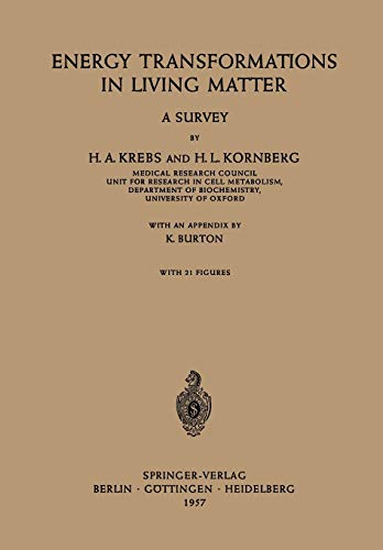 Energy Transformations in Living Matter: A Survey