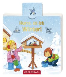 Schieben und entdecken: Hurra, es ist Winter!: Ab 18 Monate