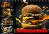 Burgerfood (Wandkalender 2024 DIN A4 quer): Der ultimative Burgerkalender für jeden Fastfoodliebhaber (Monatskalender, 14 Seiten ) (CALVENDO Lifestyle)