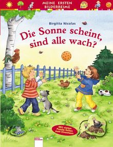 Meine ersten Bilderreime. Die Sonne scheint, sind alle wach? Mit vielen Puzzle-Teilen zum Einsetzen