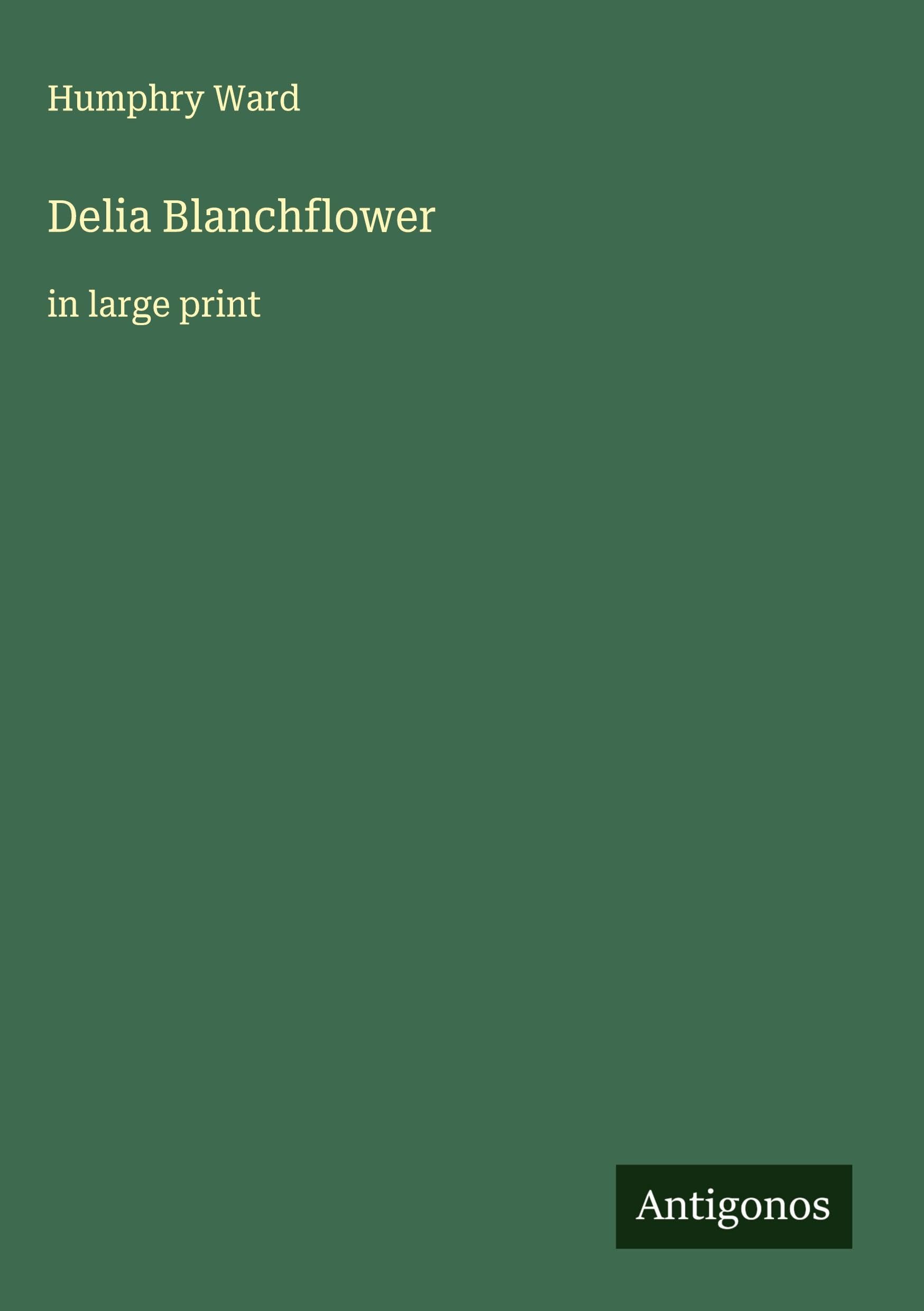Delia Blanchflower: in large print