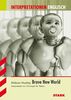 Interpretationshilfe Englisch / ALDOUS HUXLEY: Brave New World: In dieser Interpretationshilfe wird nach dieser Ausgabe zitiert: Aldous Huxley: Brave New World. Vintage: London, 2004