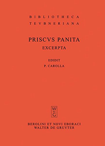 Excerpta et fragmenta (Bibliotheca scriptorum Graecorum et Romanorum Teubneriana)