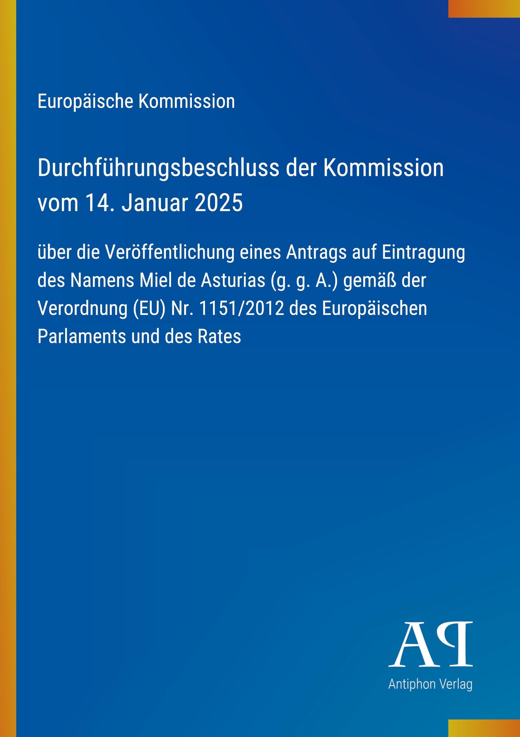 Durchführungsbeschluss der Kommission vom 14. Januar 2025