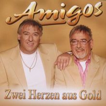 Zwei Herzen aus Gold