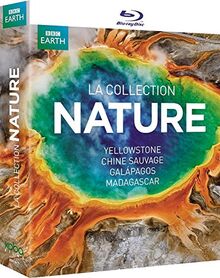 Coffret collection nature : yellowstone ; chine sauvage ; galapagos ; madagascar [Blu-ray] 