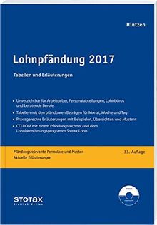 Lohnpfändung 2017: Tabellen und Erläuterungen