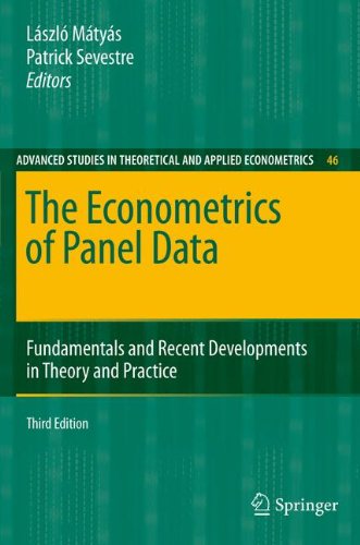 The Econometrics of Panel Data: Fundamentals and Recent Developments in Theory and Practice (Advanced Studies in Theoretical and Applied Econometrics)