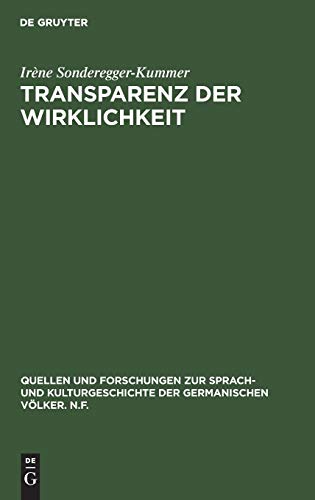 Transparenz der Wirklichkeit: Edzard Schaper und die innere Spannung in der christlichen Literatur des 20. Jahrhunderts (Quellen und Forschungen zur ... der germanischen Völker. N.F., 37, Band 37)
