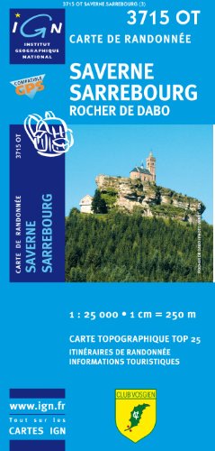 Saverne Sarrebourg 1 : 25 000