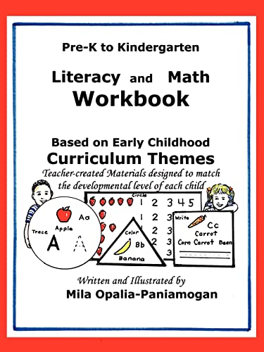 Pre-K to K: Literacy and Math Workbook
