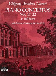 W.A. Mozart  Piano Concertos Nos.17-22 Full Score (Dover Music Scores)