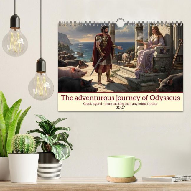 The adventurous journey of Odysseus (Wall Calendar 2027 DIN A4 landscape), CALVENDO 12 Month Wall Calendar