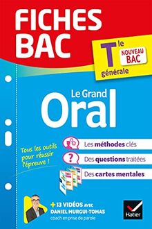 Le grand oral, terminale générale : les méthodes clés, des questions traitées, des cartes mentales : nouveau bac