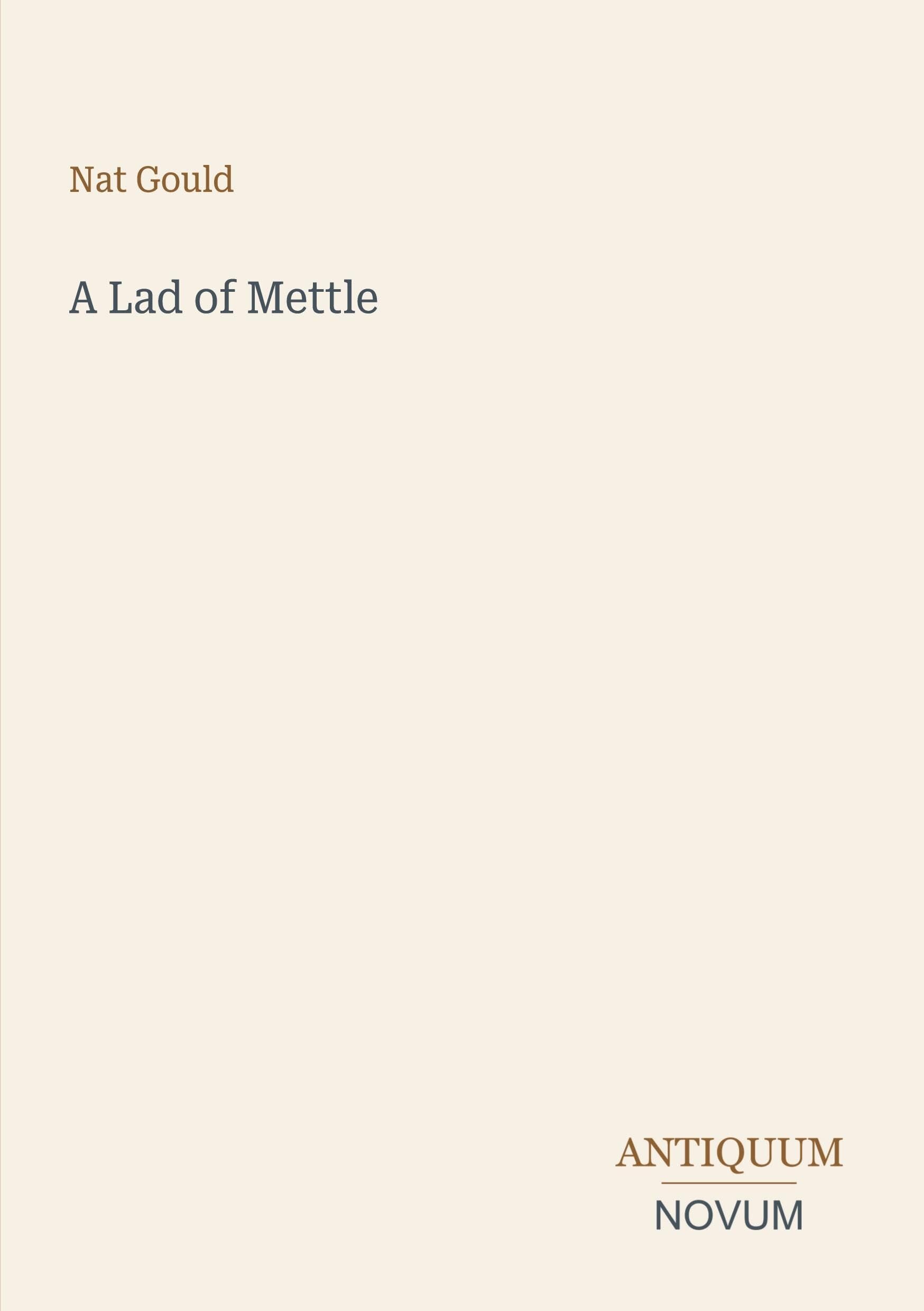 A Lad of Mettle