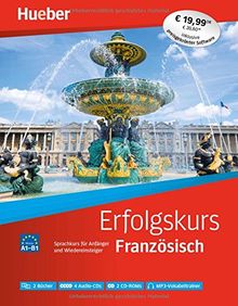 Erfolgskurs Französisch: Paket: 2 Übungsbücher + 4 Audio-CDs + 2 CD-ROMs