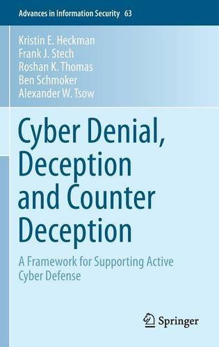 Cyber Denial, Deception and Counter Deception: A Framework for Supporting Active Cyber Defense (Advances in Information Security)