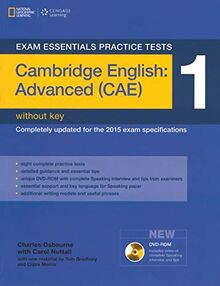 Exam Essentials Practice Tests: Cambridge English: Advanced (CAE) - Practice Tests 1: Practice Tests without Key, with DVD-ROM