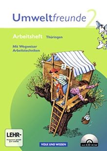 Umweltfreunde - Thüringen: 2. Schuljahr - Arbeitsheft mit CD-ROM und Einleger