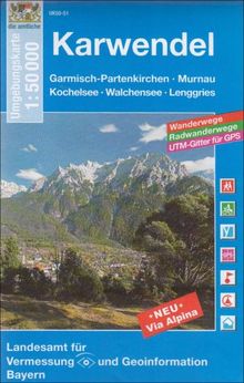 Topographische Karte Bayern Karwendel  Amtliche Topographische Karten Bayern Umg 
