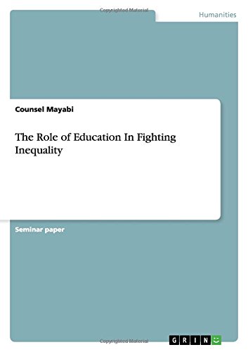 The Role of Education In Fighting Inequality