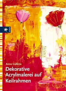 Dekorative Acrylmalerei auf Keilrahmen