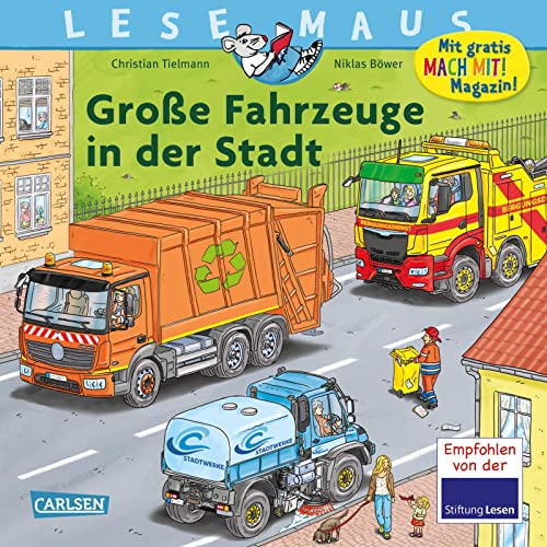Christian Tielmann - GEBRAUCHT LESEMAUS 188 Große Fahrzeuge in der Stadt (188) - Preis vom 05102023 050521 h