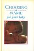 Choosing a Name for Your Baby