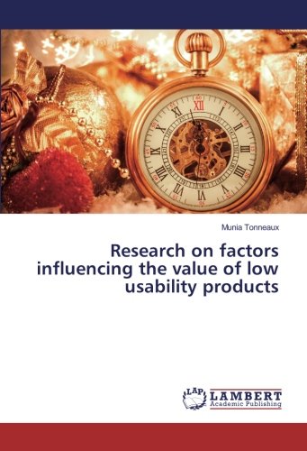 Research on factors influencing the value of low usability products