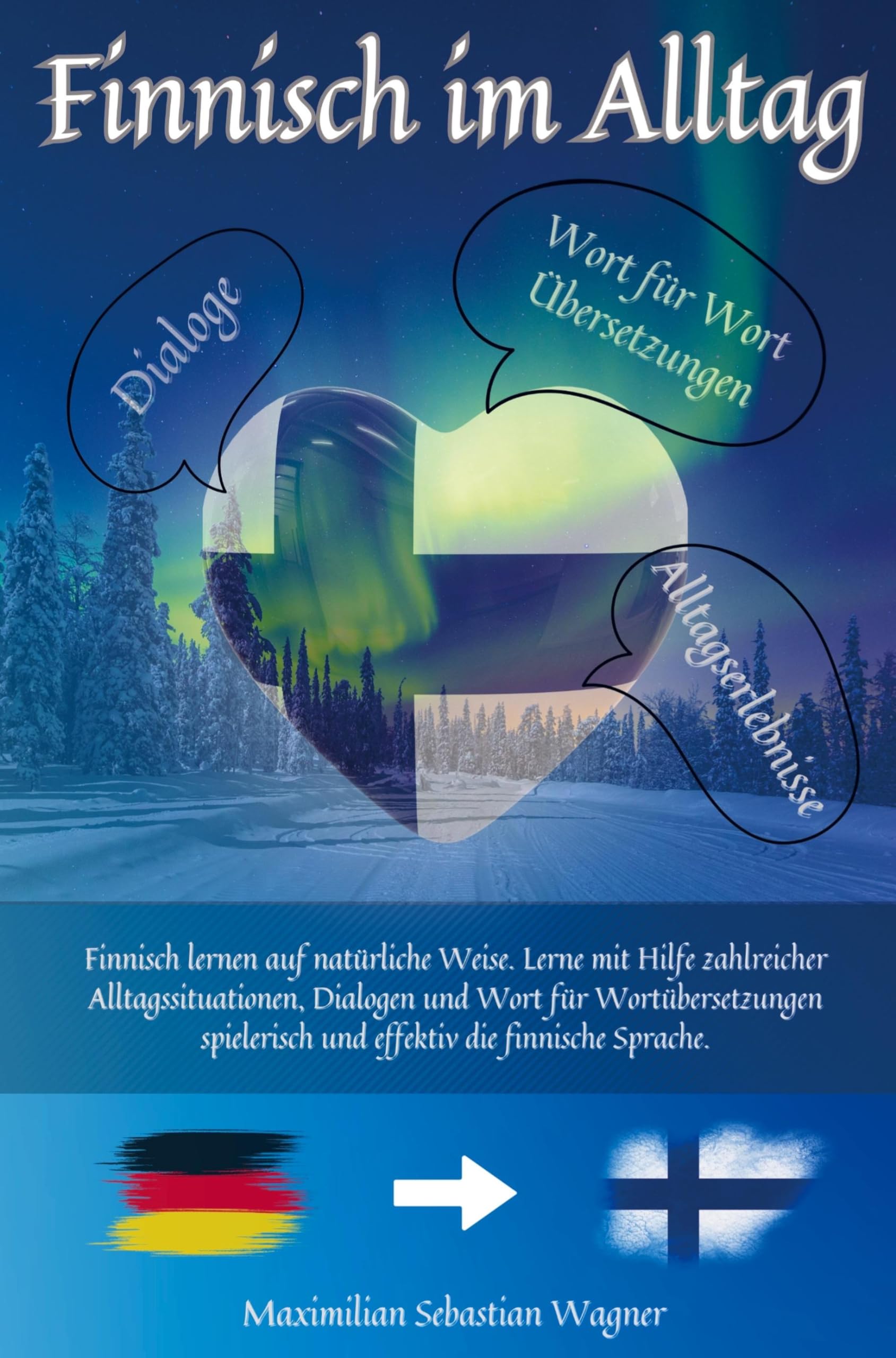 Finnisch im Alltag: Finnisch lernen auf natürliche Weise. Lerne mit Hilfe zahlreicher Alltagssituationen und Dialogen effektiv die finnische Sprache