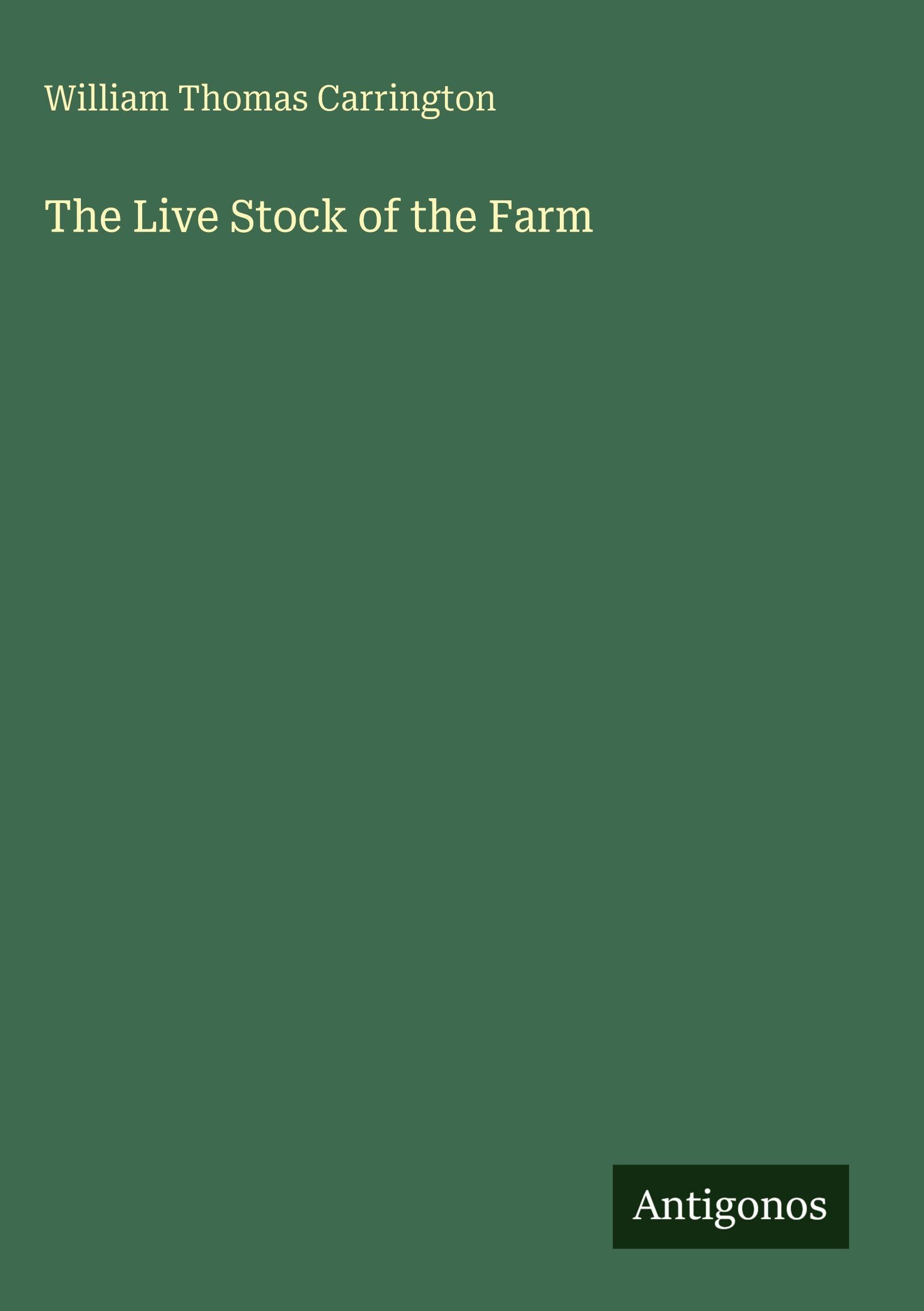 The Live Stock of the Farm