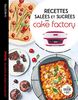 Recettes salées et sucrées avec cake factory: Les petits livres de recettes Tefal