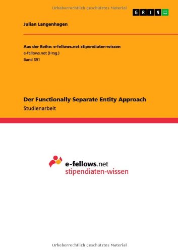 Der Functionally Separate Entity Approach