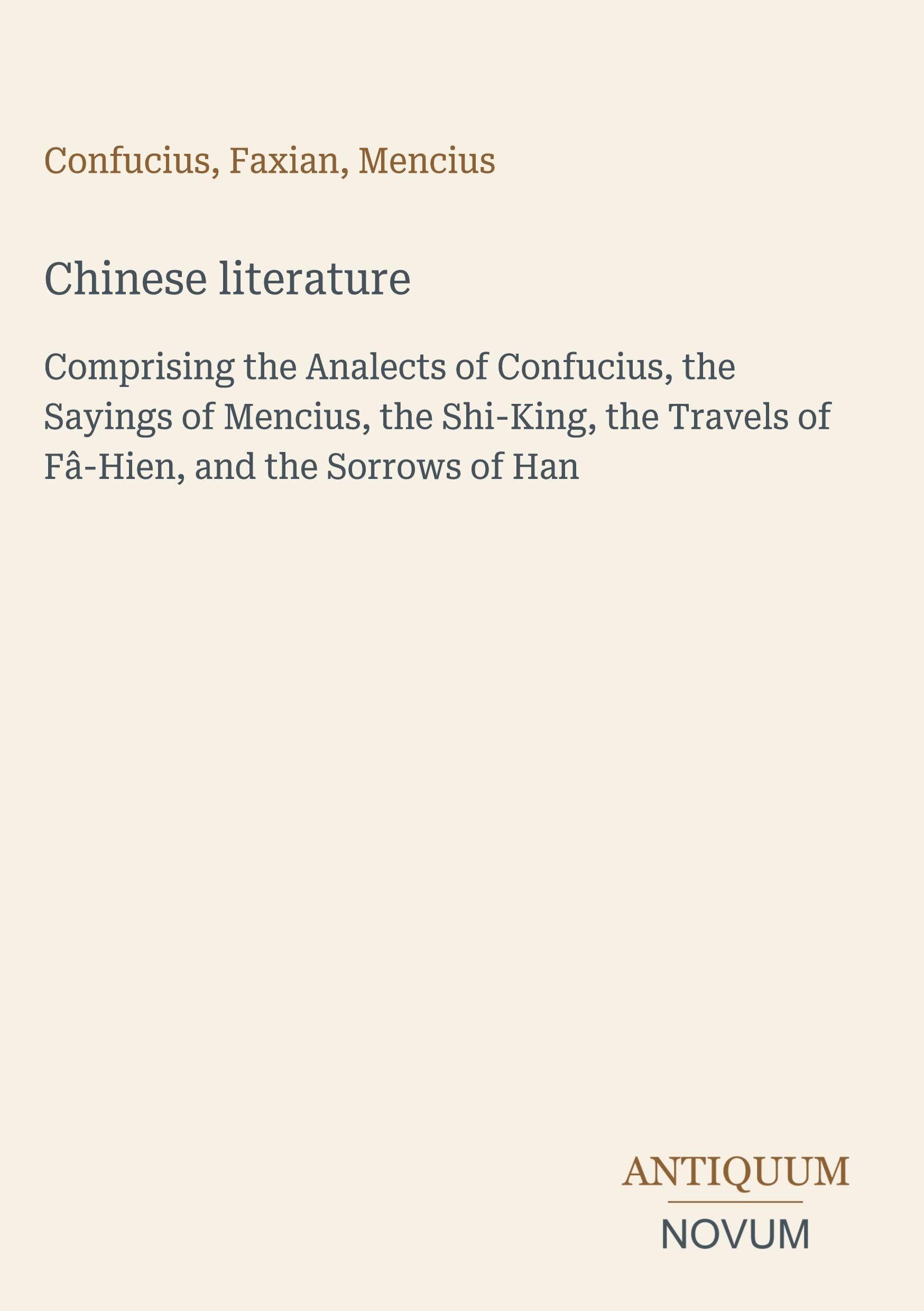 Chinese literature