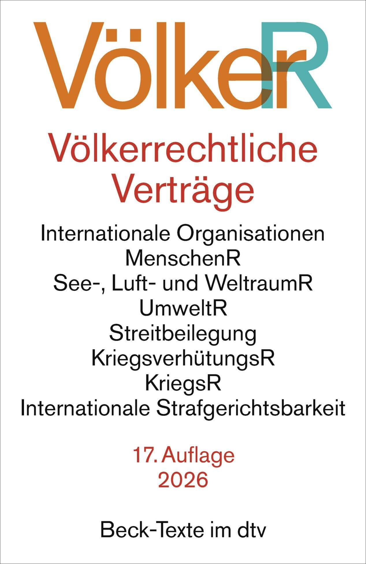 Völkerrechtliche Verträge. VölkerR