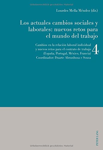 Los actuales cambios sociales y laborales: nuevos retos para el mundo del trabajo: Libro 4: Cambios en la relación laboral individual y nuevos retos ... trabajo (España, Portugal, México, Francia)