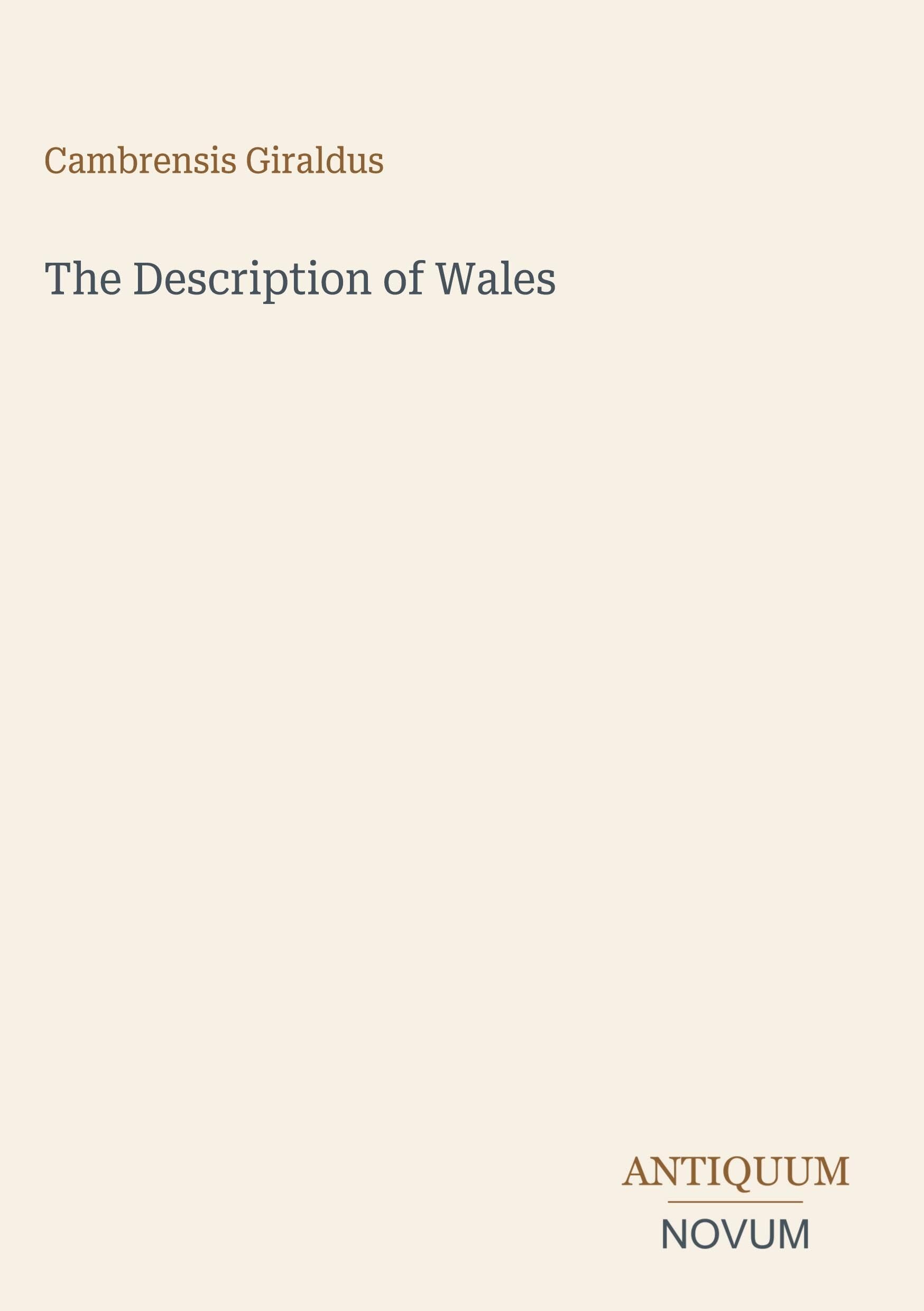 The Description of Wales