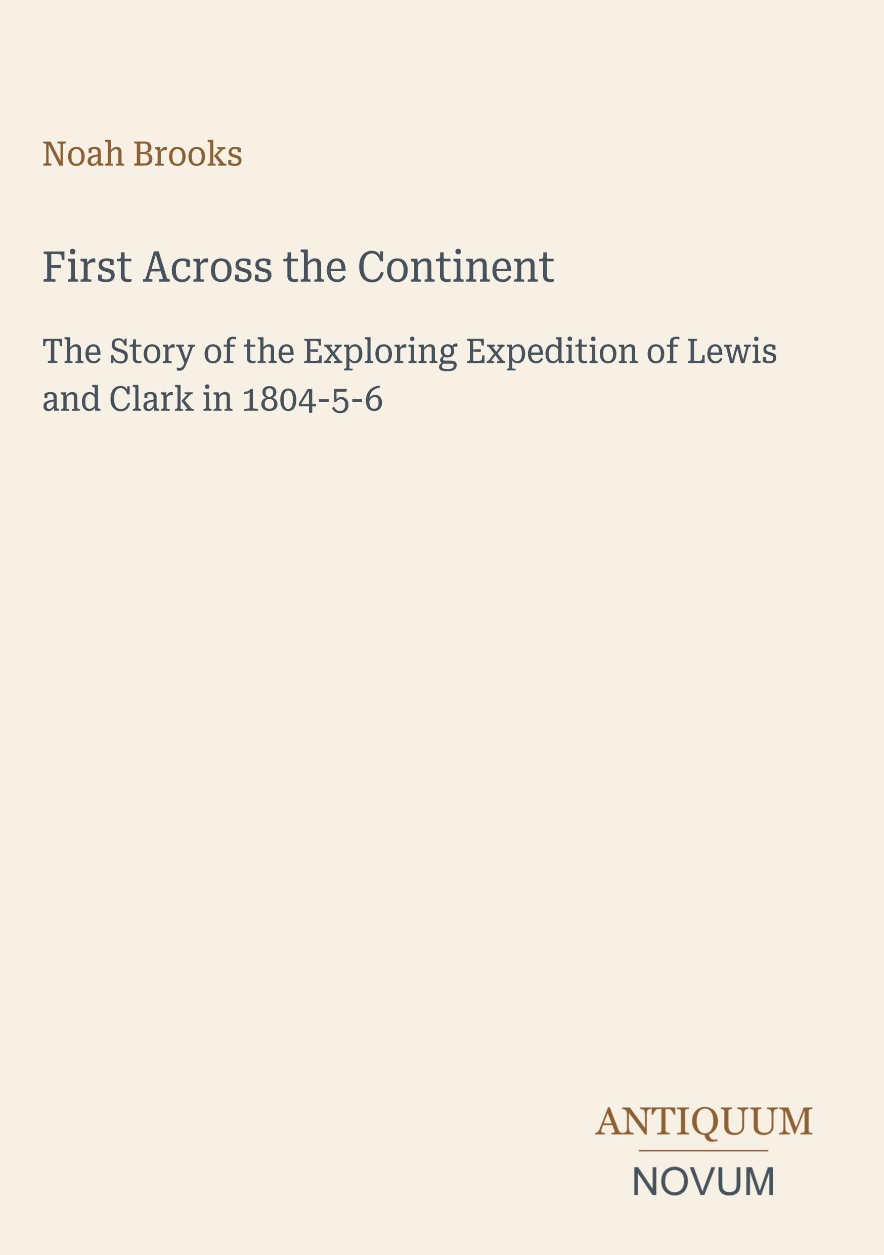 First Across the Continent
