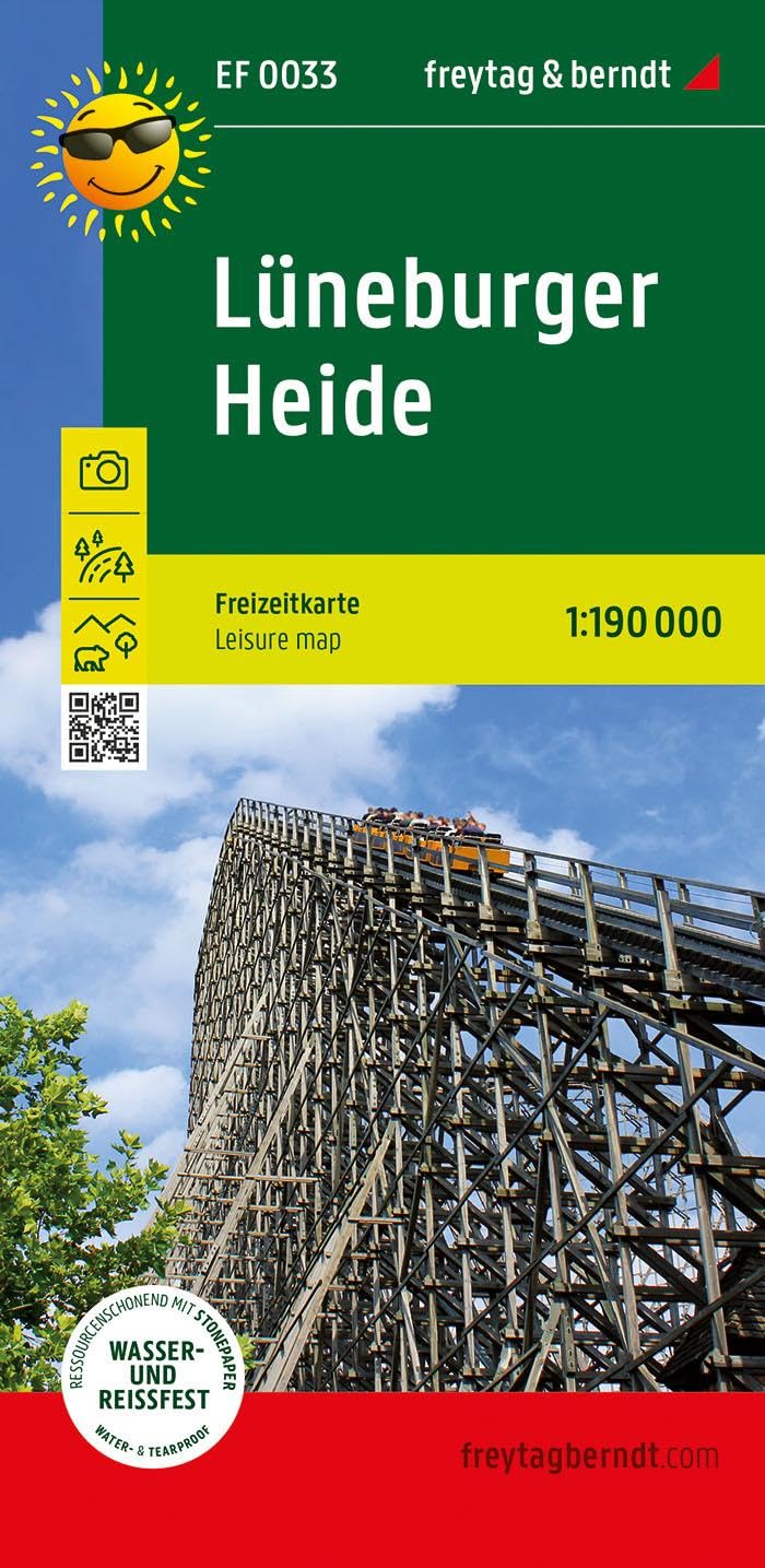 Lüneburger Heide, Freizeitkarte 1:190.000, freytag & berndt: Ausflugskarte mit touristischen Infos, wetterfest und reißfest (freytag & berndt Freizeitkarten)