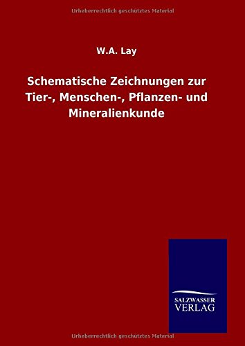 Schematische Zeichnungen zur Tier-, Menschen-, Pflanzen- und Mineralienkunde