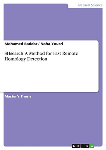 SHsearch. A Method for Fast Remote Homology Detection: Magisterarbeit