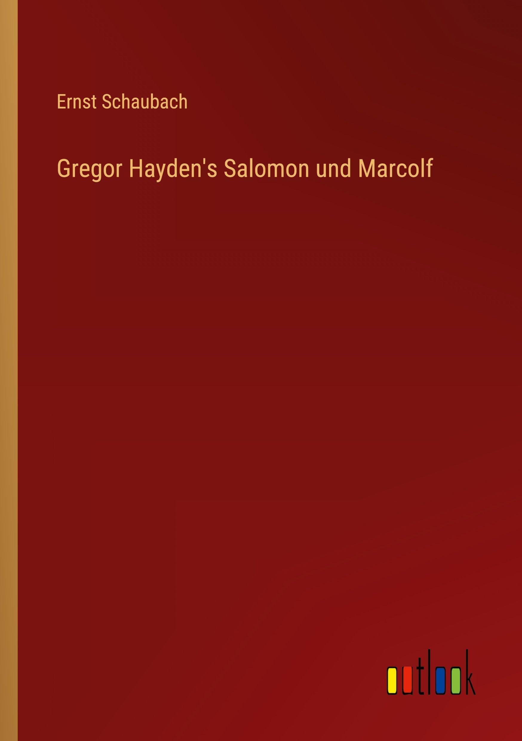 Gregor Hayden's Salomon und Marcolf