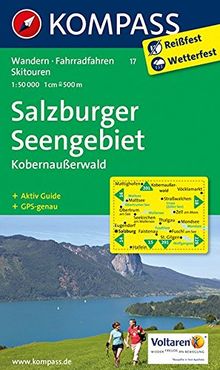 Salzburger Seengebiet - Kobernaußerwald: Wanderkarte mit Aktiv Guide, Radwegen und alpinen Skirouten. GPS-genau. 1:50000 (KOMPASS-Wanderkarten, Band 17)