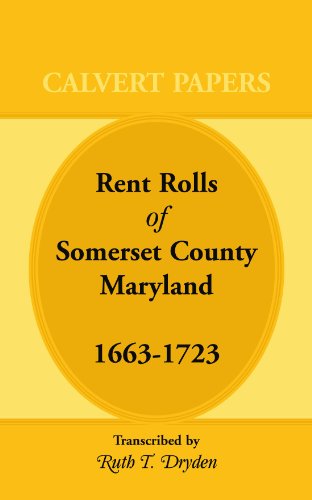 Rent Rolls of Somerset County, Maryland, 1663-1723