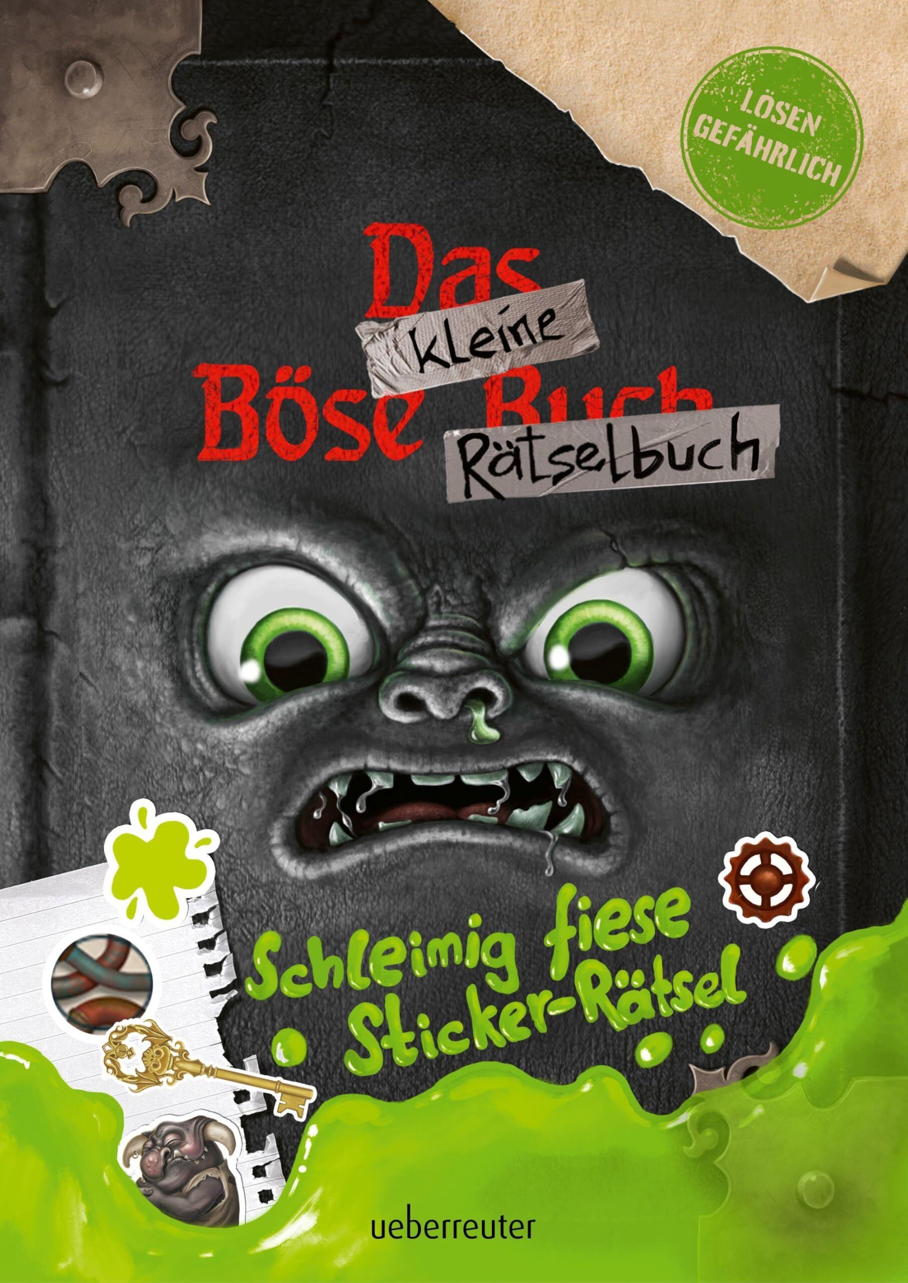 Myst, Magnus: Das kleine Böse Rätselbuch - Schleimig fiese Sticker-Rätsel (Das kleine Böse Buch)