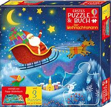 Erstes Puzzle & Buch: Der Weihnachtsmann: 3 Puzzles mit je 9 Teilen (Erstes-Puzzle-und-Buch-Reihe)