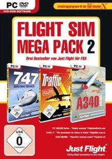 Flight Simulator X - Flight Sim Mega Pack 2 von Rough Trade Software & Games | Game | Zustand gut