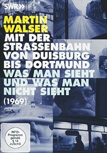 Mit der Strassenbahn von Duisburg bis Dortmund -  Was man sieht und was man nicht sieht (1969) - Martin Walser | DVD | Zustand sehr gut