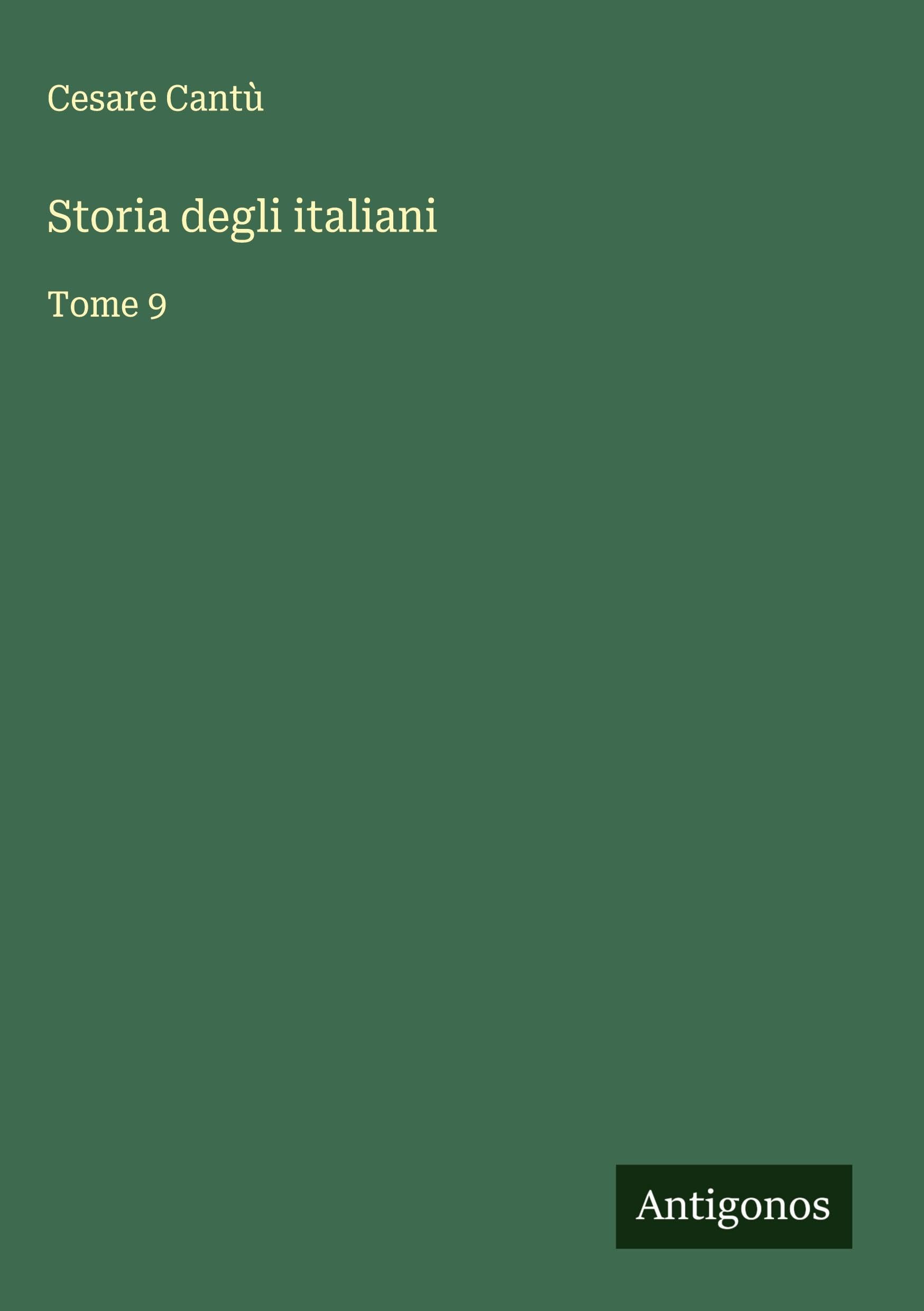 Storia degli italiani: Tome 9