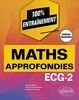 Maths approfondies ECG-2 : nouveaux programmes